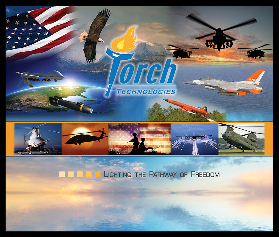 Torch Technologies 2018 Space and Missile Defense Conference Army Aviation Banner Design.