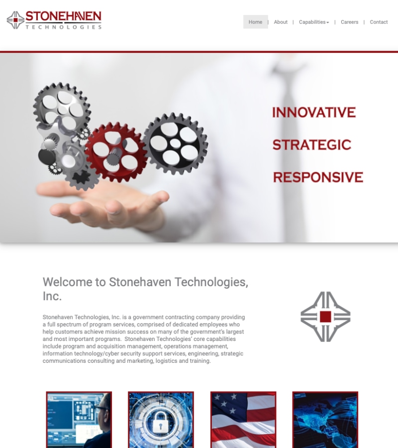 Stonehaven Technologies, Inc. Website Design by Empty Tomb Graphics.